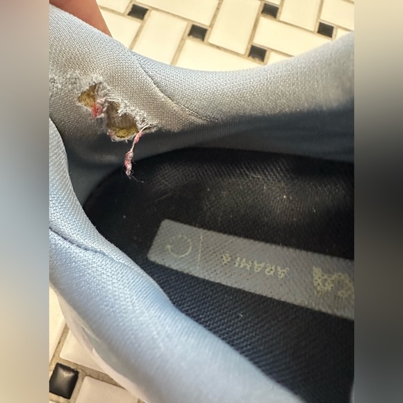 HOKA Gray Athletic Sneakers with Orange Accents - Picture 8 of 10